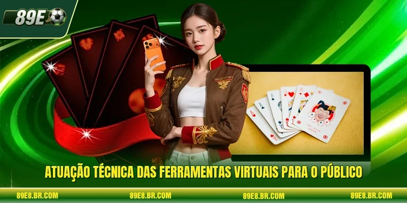 Atuação técnica das ferramentas virtuais para o público