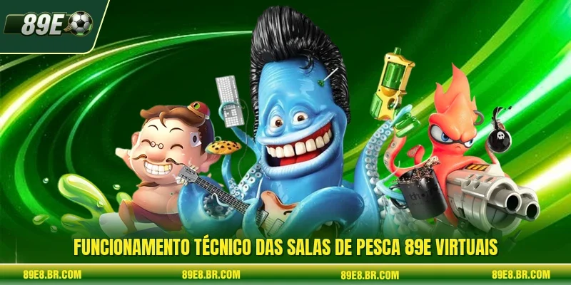 Funcionamento técnico das salas de Pesca 89e virtuais