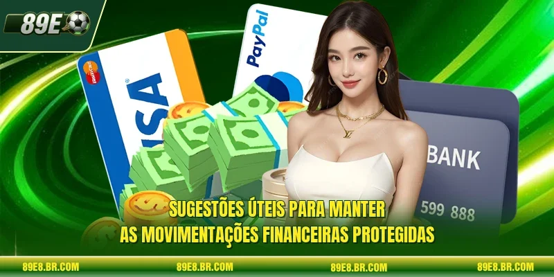 Sugestões úteis para manter as movimentações financeiras protegidas