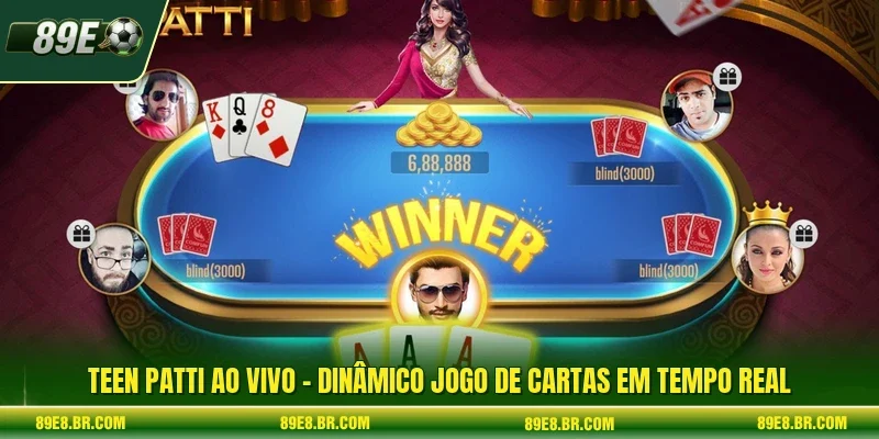 Teen Patti Ao Vivo - Dinâmico Jogo De Cartas Em Tempo Real